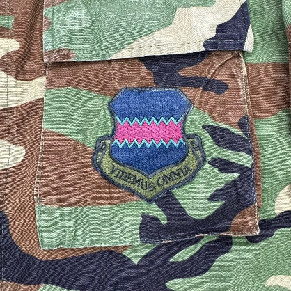 Military Combat Coat Woodland, Camouflage Pattern - Terry Mfg. size Medium Long